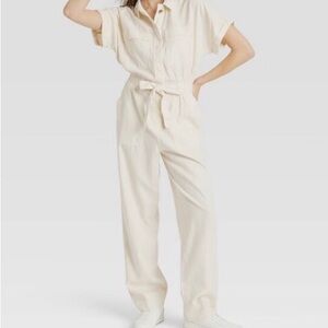 Universal Thread Light Cream Jumpsuit